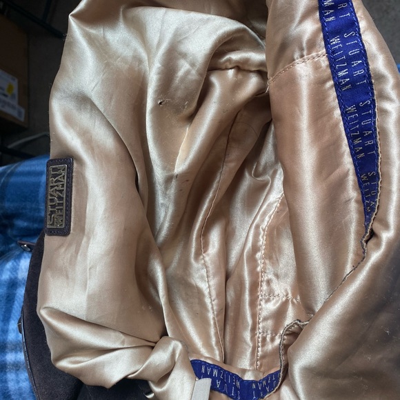 Brown suede hobo bag with tassels - Picture 12 of 14